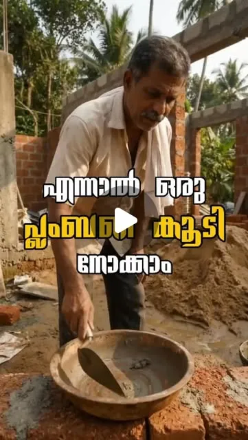 Still from an AI video: a man working at a building site
